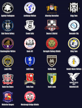 NCEL Division One club badges 2024/25
