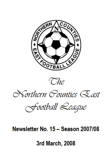 NCEL Newsletter - 2007/08 - #15