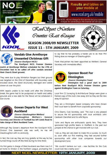 NCEL Newsletter - 2008/09 - #11