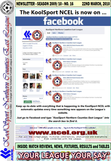 NCEL Newsletter - 2009/10 - #16